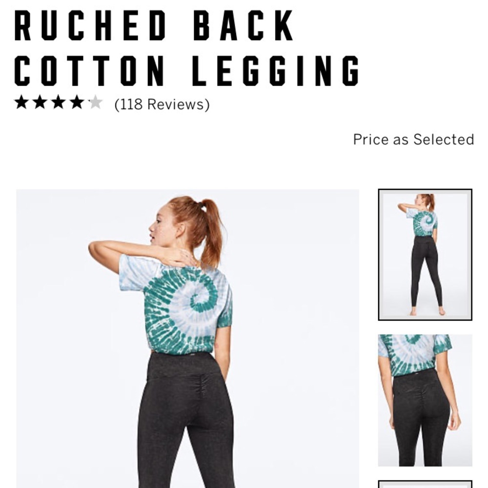 BRAND NEW high waisted black PINK VS leggings